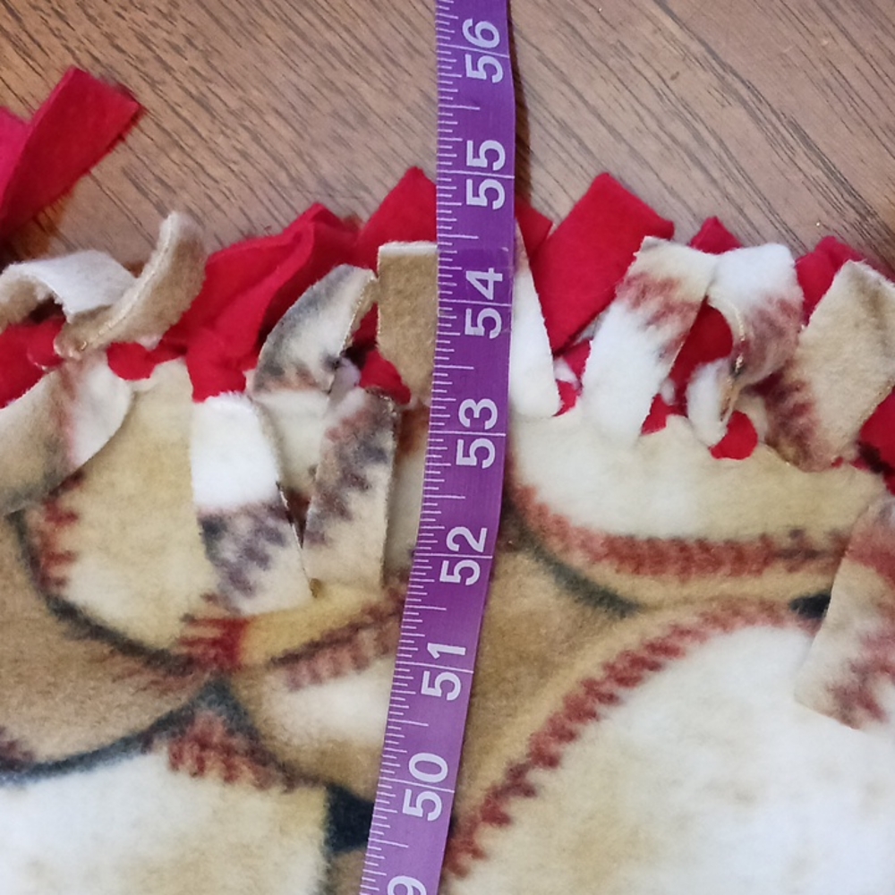 Baseball fleece throw blanket - Picture 6 of 7